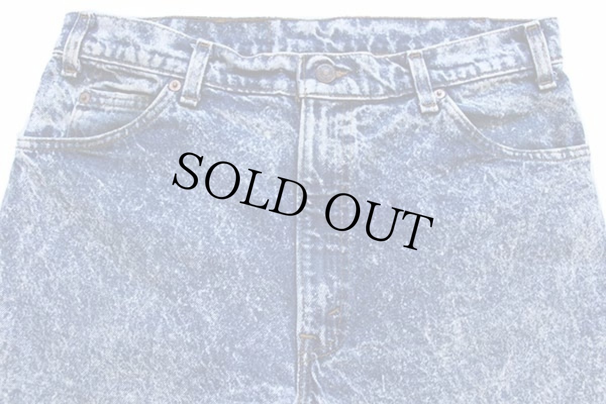 画像4: 90s USA製 Levi'sリーバイス 550 ケミカルウォッシュ デニムパンツ w34 L32★アシッド (4)