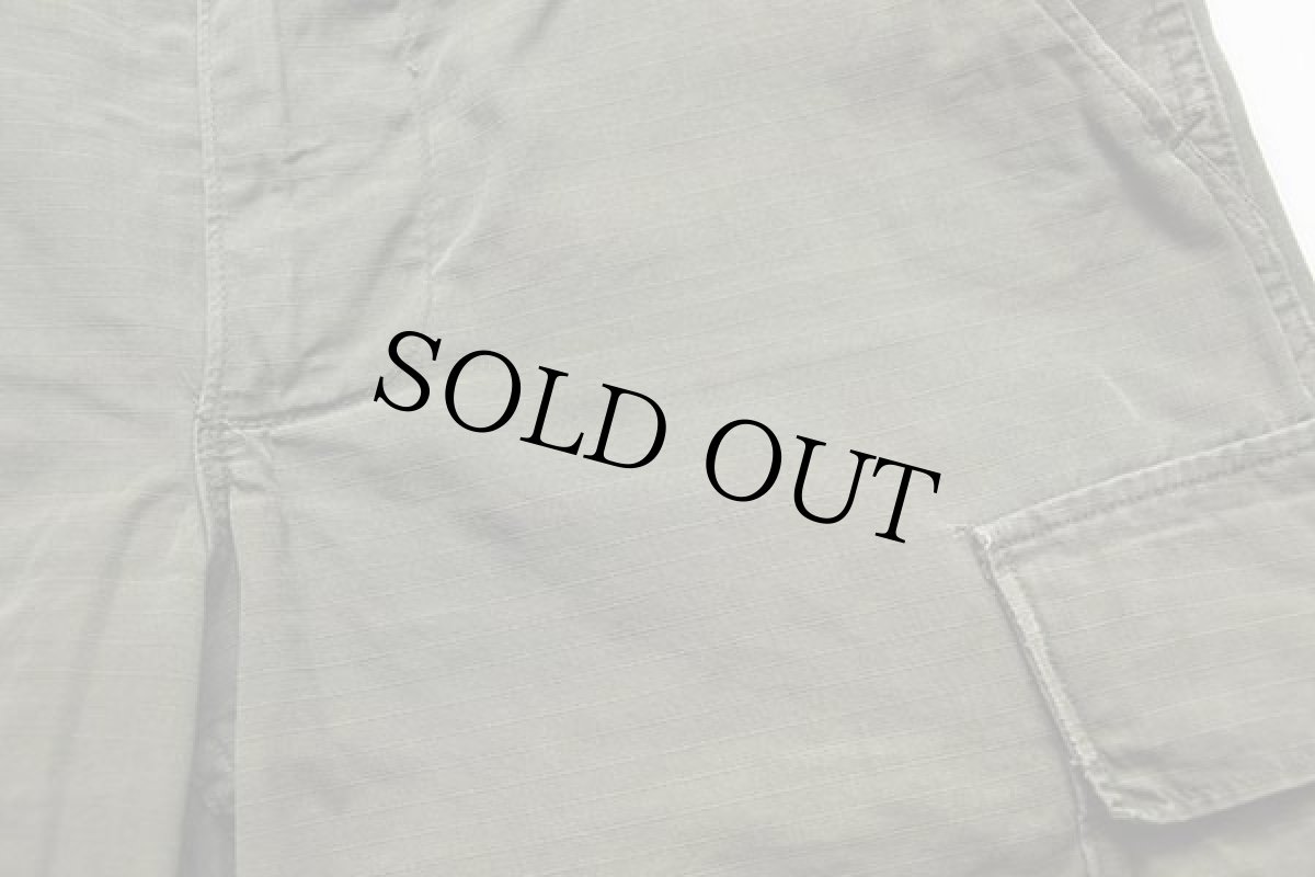 画像5: 60s 米軍 U.S.ARMY ジャングルファティーグ カーゴ ショートパンツ カスタム オリーブグリーン S★ショーツ (5)