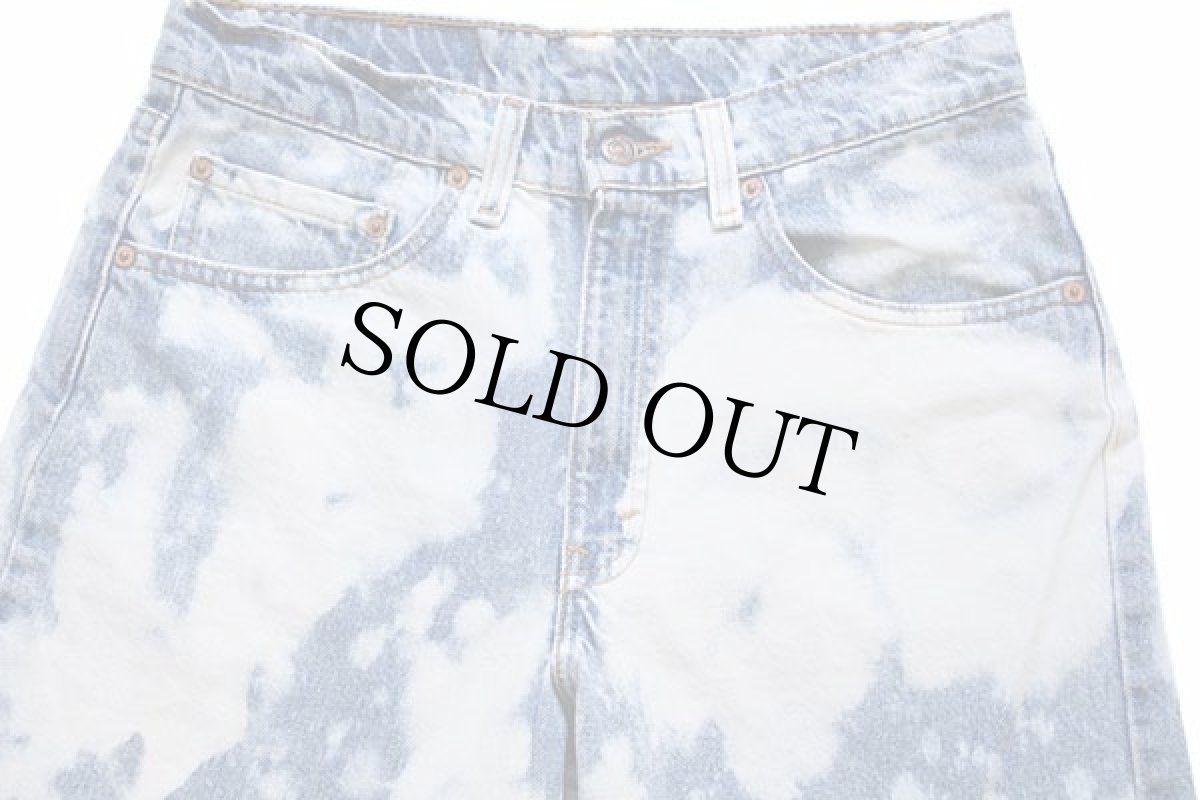 画像4: 90s USA製 Levi'sリーバイス 550 ブリーチ加工 デニムパンツ w32 L34 (4)