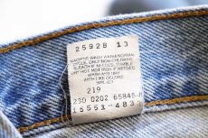 画像5: 00s メキシコ製 Levi'sリーバイス 550 デニムパンツ 12 MIS M★57 (5)