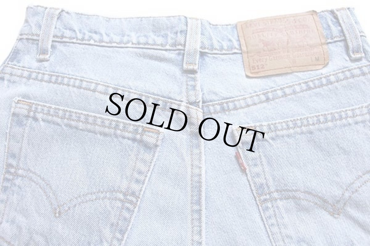 画像5: 90s USA製 Levi'sリーバイス 512 デニムパンツ 7 JR.M★04 (5)