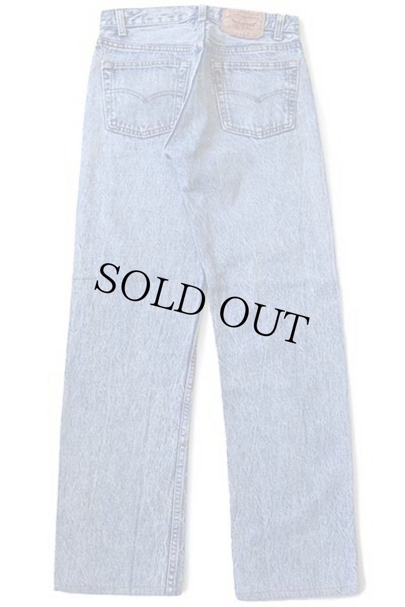 画像3: 80s USA製 Levi'sリーバイス 501 ケミカルウォッシュ デニムパンツ w29★アシッド (3)