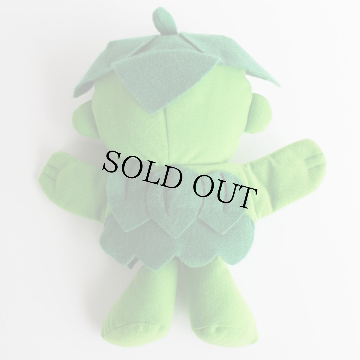 画像2: 90s グリーンジャイアント リトルスプラウト ハンドパペット ドール★ぬいぐるみ (2)