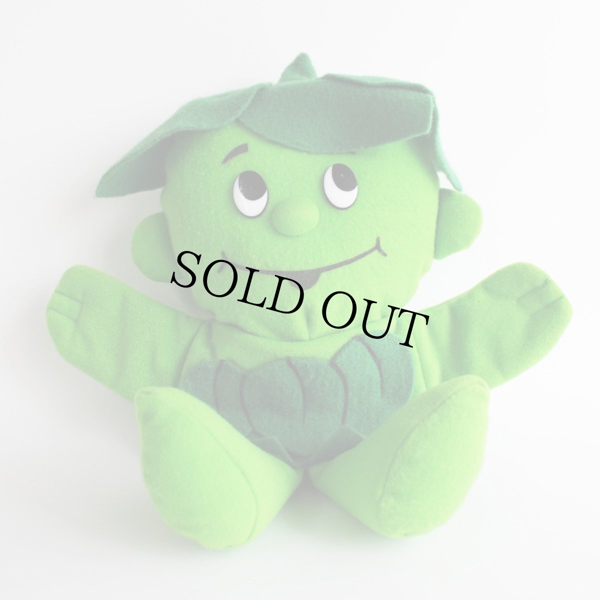 画像3: 90s グリーンジャイアント リトルスプラウト ハンドパペット ドール★ぬいぐるみ (3)