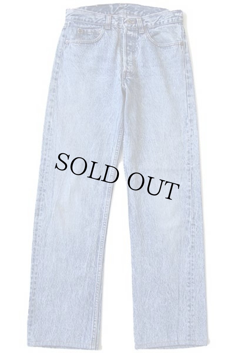 画像2: 80s USA製 Levi'sリーバイス 501 ケミカルウォッシュ デニムパンツ w29★アシッド (2)