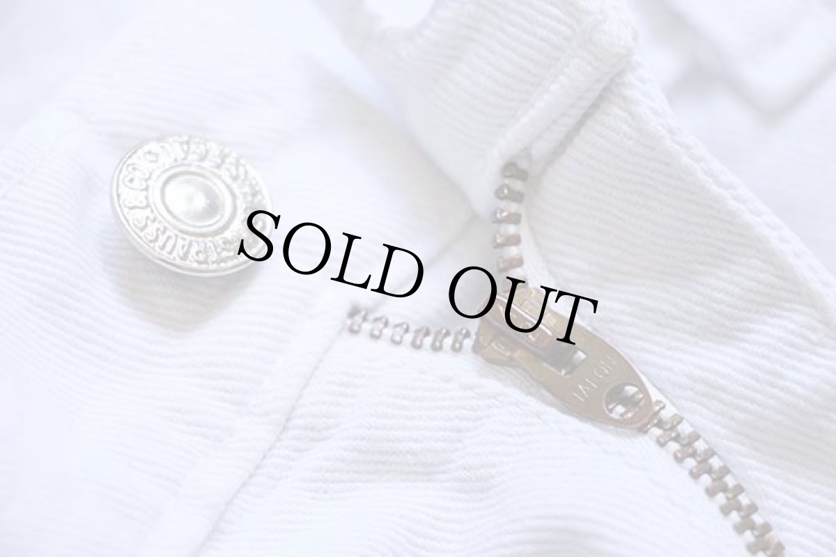 画像8: 80s カナダ製 Levi'sリーバイス フレア コットンツイルパンツ 白 w34 (8)