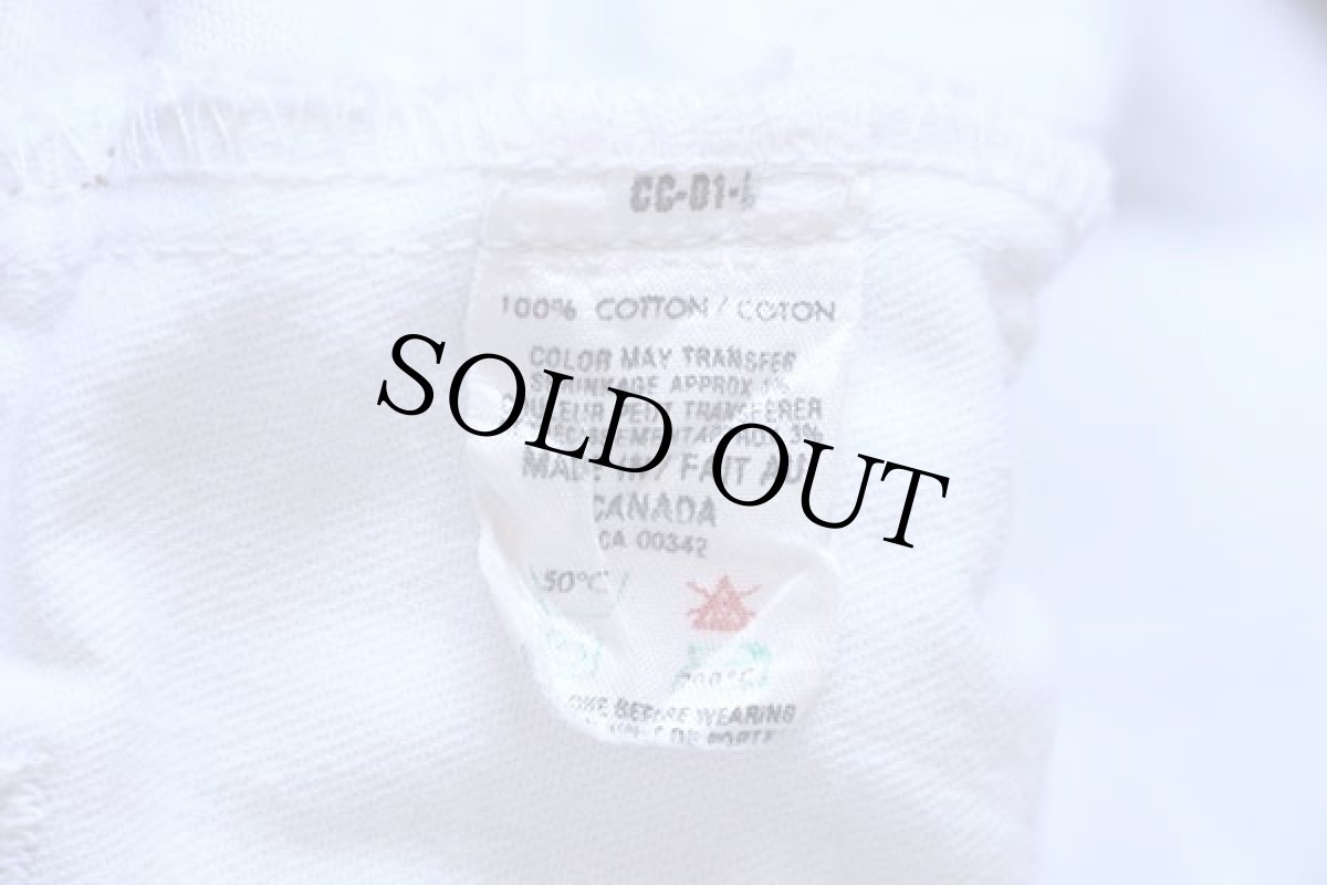 画像7: 80s カナダ製 Levi'sリーバイス フレア コットンツイルパンツ 白 w34 (7)