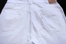 画像5: 80s カナダ製 Levi'sリーバイス フレア コットンツイルパンツ 白 w34 (5)