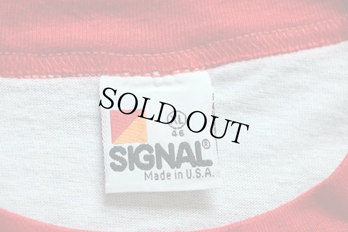 画像5: 80s USA製 BUD LIGHTバドライト Spuds MacKenzie 両面プリント リンガーTシャツ XL★Budweiserバドワイザー (5)