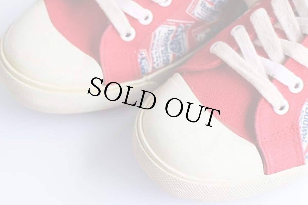 画像9: 80s Budweiserバドワイザー Bud KING OF BEERS 総柄 サイドテープ キャンバス スニーカー 8.5 (9)