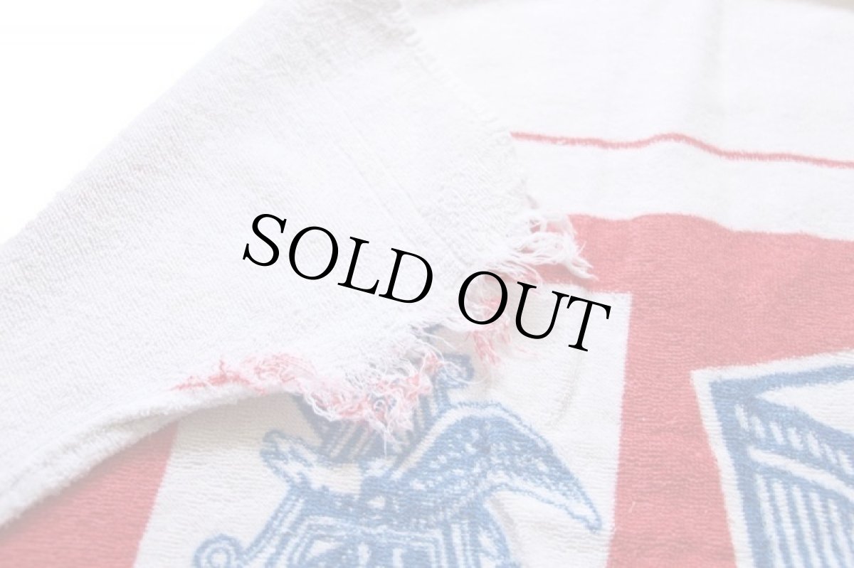 画像8: 80s Budweiserバドワイザー コットン タオルケット (8)