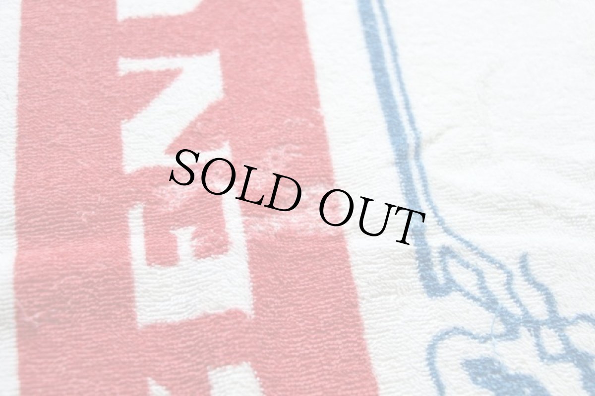 画像6: 80s Budweiserバドワイザー コットン タオルケット (6)