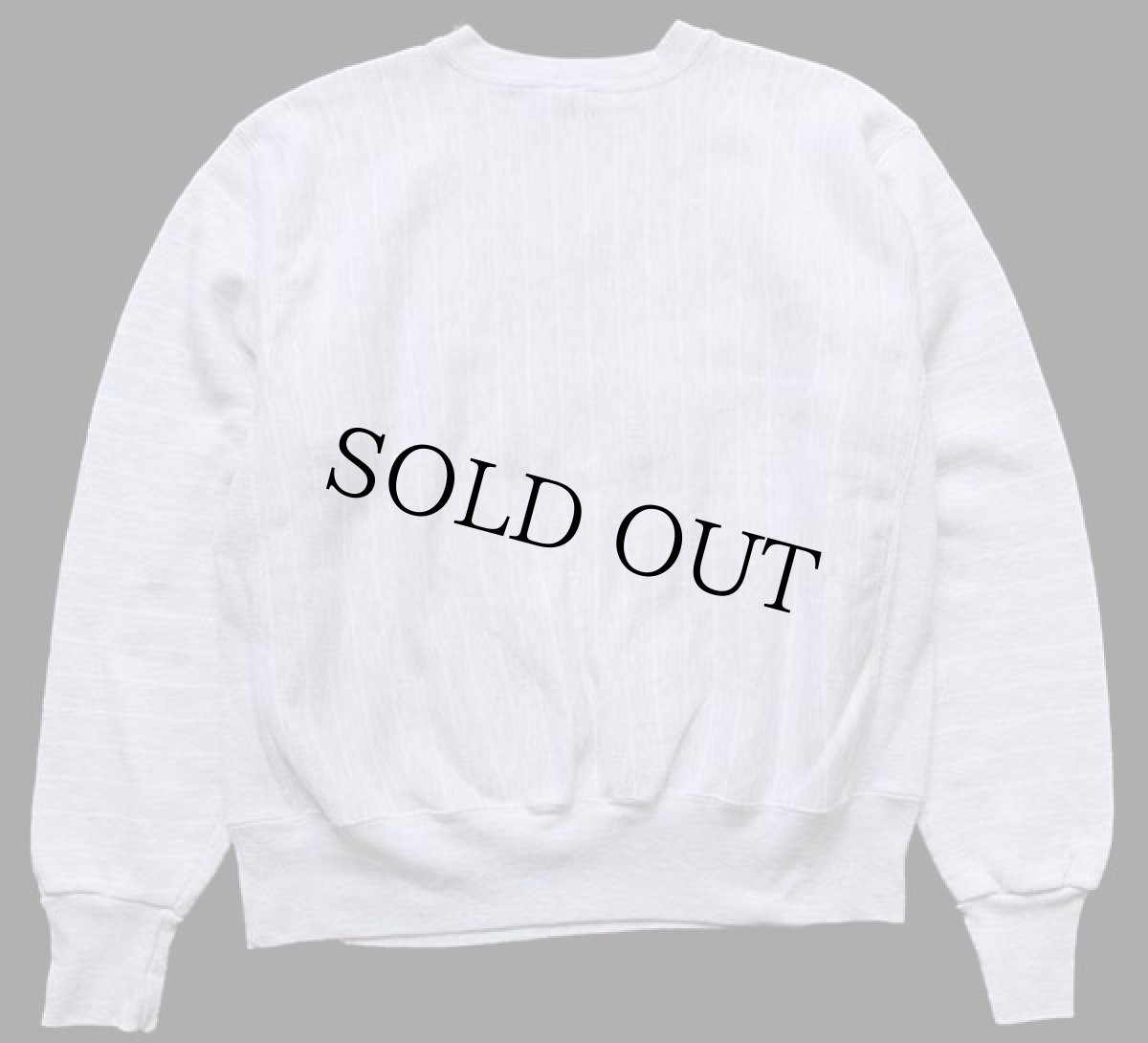 画像2: 90s USA製 INDIANA HOOSIERS ストライプ リバースウィーブ スウェット 杢ライトグレー XL (2)