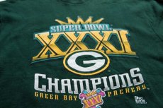 画像3: 90s USA製 PRO PLAYER NFL GREEN BAY PACKERS スウェット 緑 XL (3)