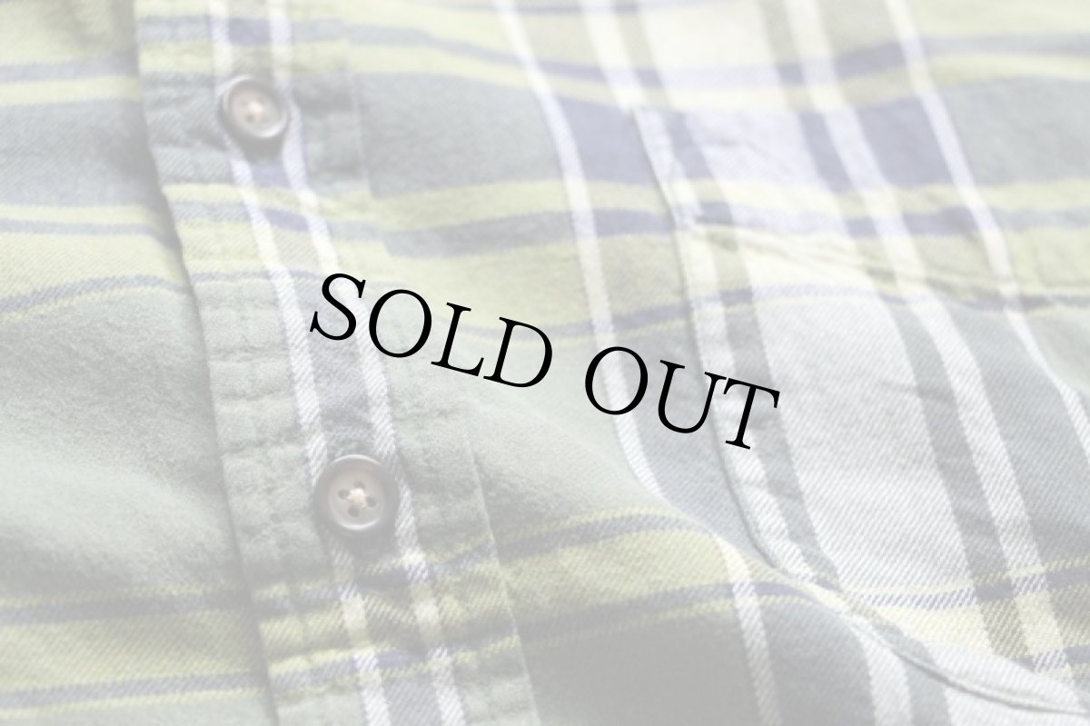 画像5: 90s EddieBauerエディーバウアー タータンチェック ボタンダウン コットンシャツ L (5)