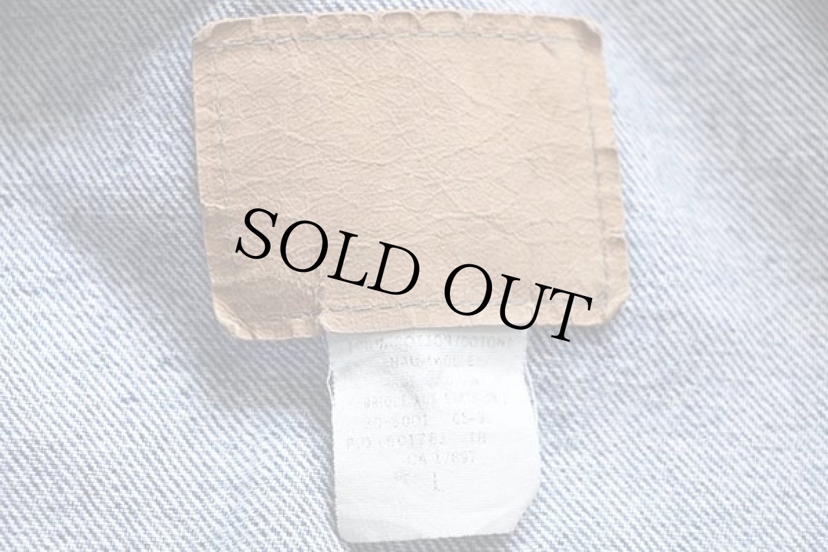 画像4: 90s USA製 GAPギャップ デニムジャケット 4ポケット L (4)