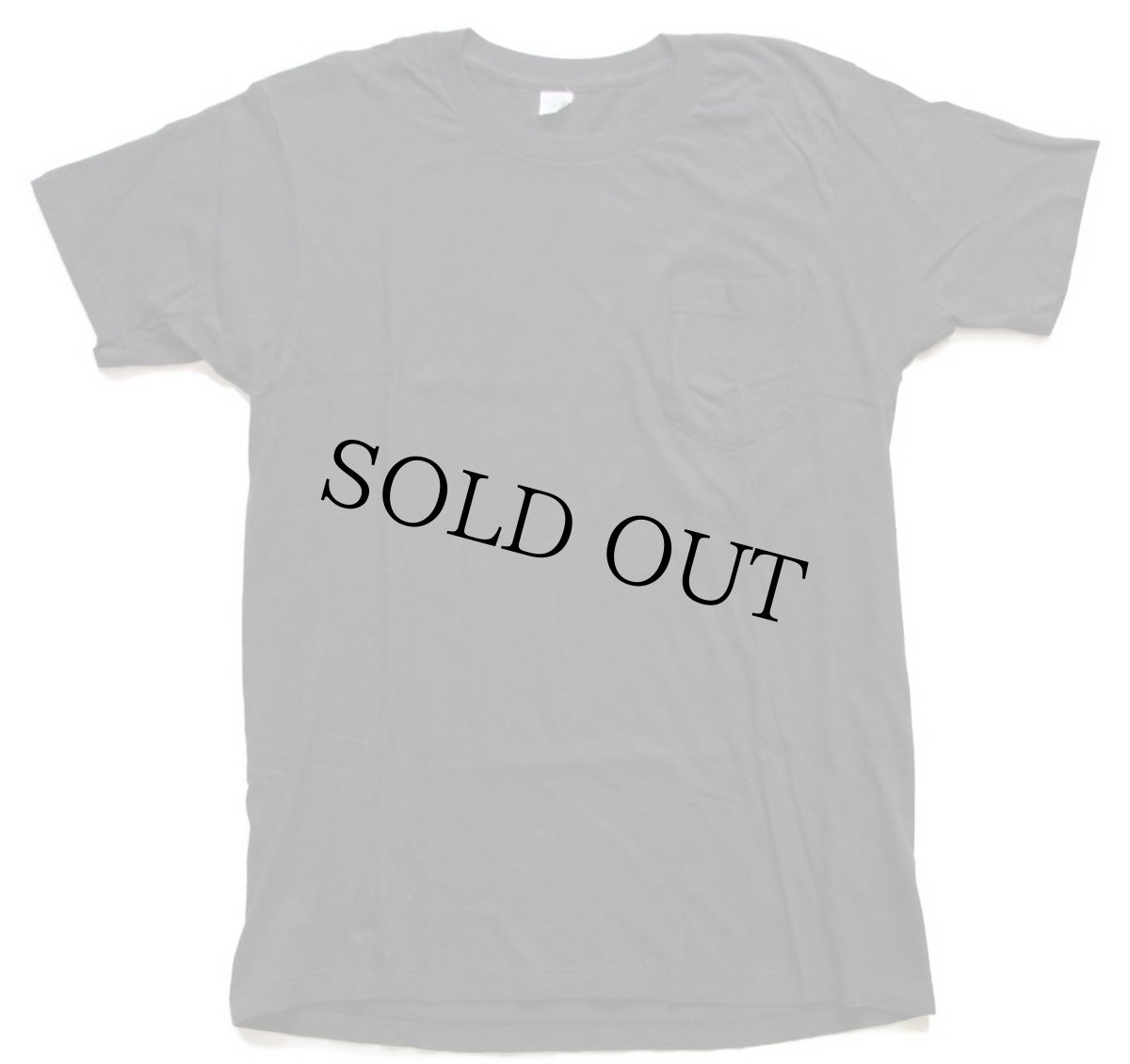 画像2: 80s USA製 JOCKEY 無地 コットン ポケットTシャツ 黒 L (2)