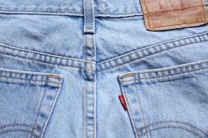 画像6: 90s Levi'sリーバイス 550 デニムパンツ アイスブルー 12 REG.L★59 (6)