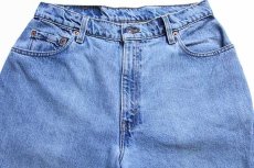 画像4: 90s USA製 Levi'sリーバイス 550 デニムパンツ 12 REG.M★51 (4)