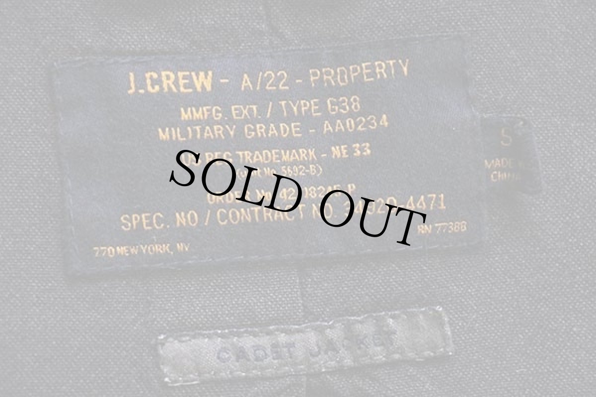 画像4: J.CREW A/22-PROPERTY G38 チンスト付き コットン カデットジャケット チャコールグレー S (4)