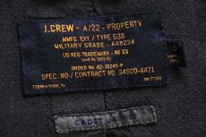 画像4: J.CREW A/22-PROPERTY G38 チンスト付き コットン カデットジャケット チャコールグレー S (4)
