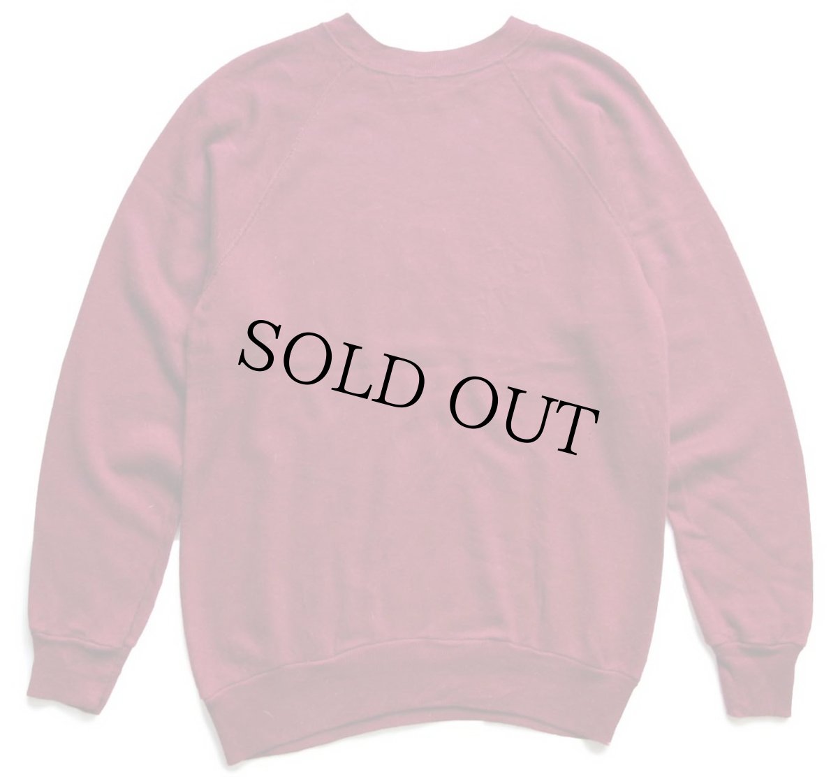 画像2: 80s USA製 adidasアディダス トレフォイル ロゴ スウェット バーガンディ M (2)