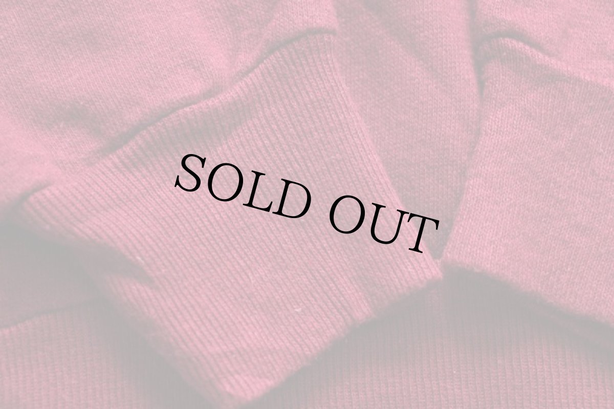 画像6: 80s USA製 adidasアディダス トレフォイル ロゴ スウェット バーガンディ M (6)