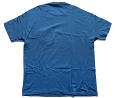 画像3: 90s Hanes 無地 コットン ポケットTシャツ 紺 2XL★特大 (3)