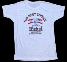 画像2: 80s USA製 GEORGE Dickel TENNESSEE SIPPIN' WHISKY Tシャツ 白 L (2)
