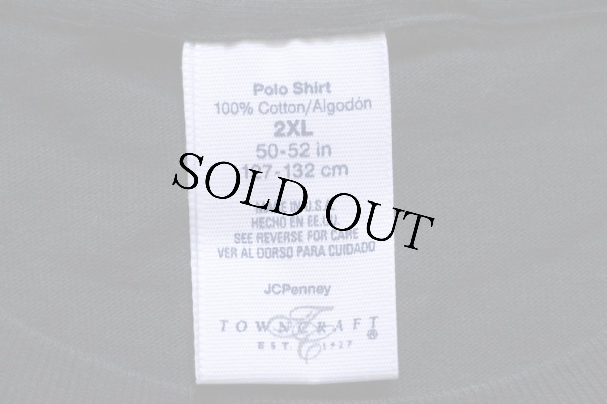 画像4: 90s USA製 JCPenney TOWNCRAFT 無地 コットン ポケットTシャツ 黒 2XL (4)