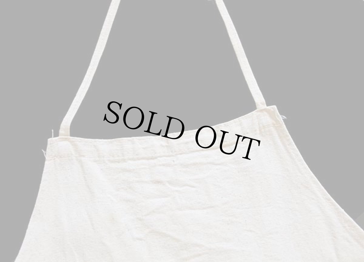 画像4: ビンテージ キャンバス ワークエプロン 生成り (4)