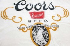 画像3: 70s SEARS Coors BEER ロゴ 染み込みプリント フィットシーツ (3)