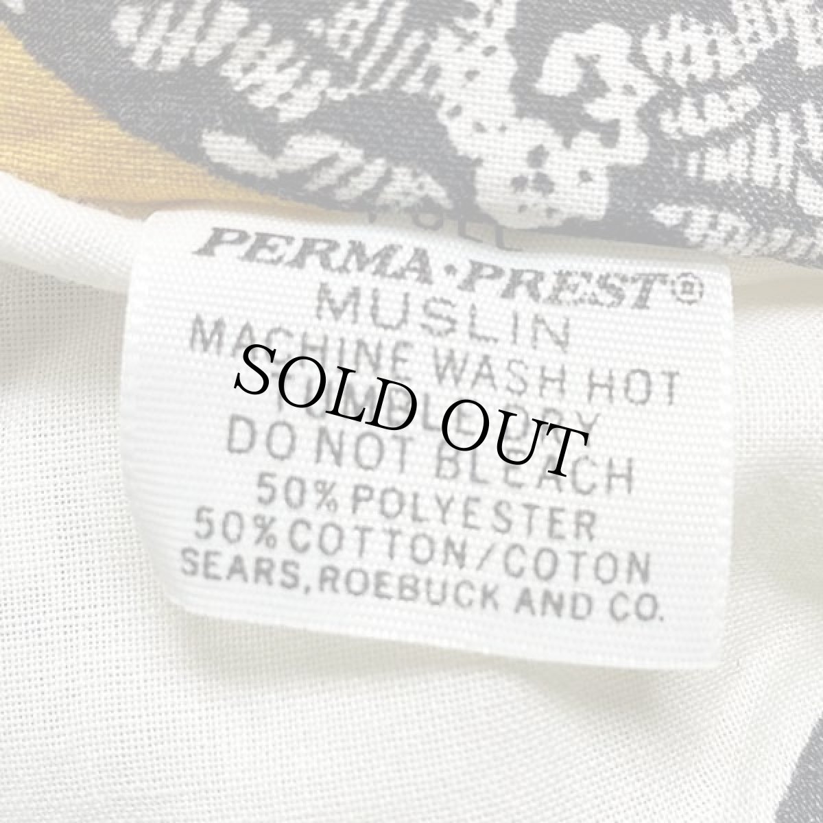 画像4: 70s SEARS Coors BEER ロゴ 染み込みプリント フィットシーツ (4)