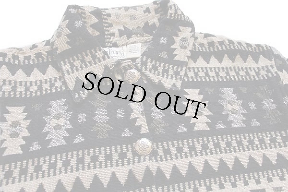 画像3: TanTrums フォークロア柄 コットン ラグジャケット 2X (3)