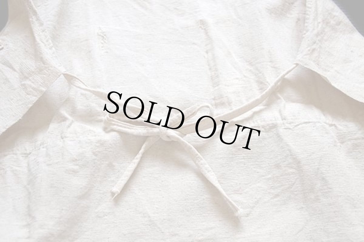 画像6: ビンテージ キャンバス ワークエプロン 生成り (6)