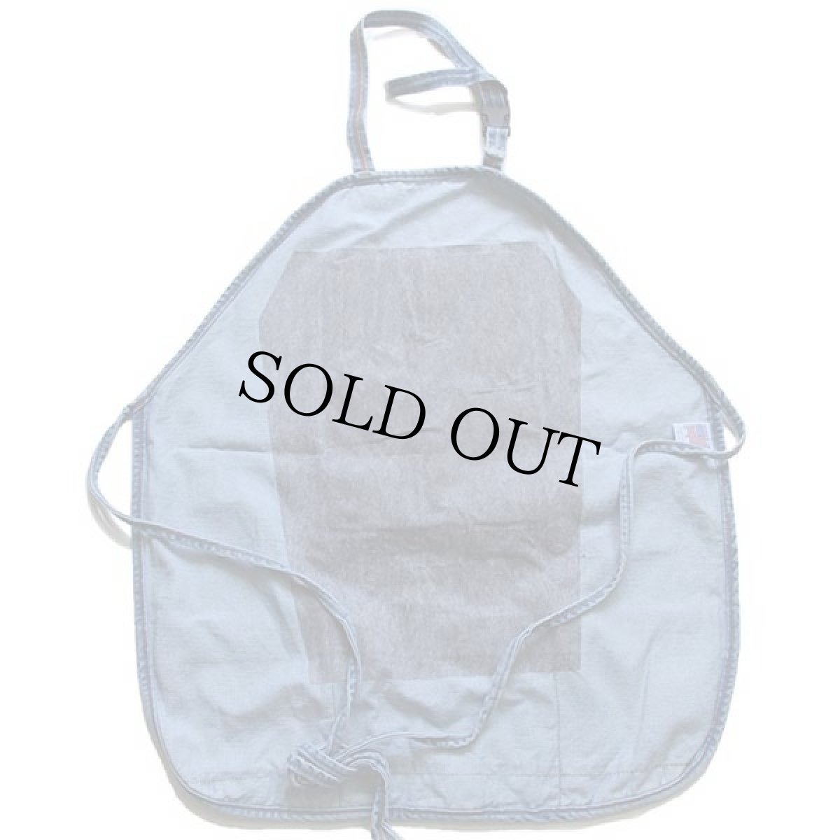 画像3: 90s USA製 MUIR WOODS CALIFORNIA エンボス加工 デニムエプロン (3)