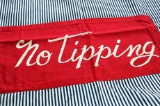 画像4: ビンテージ No Tipping ヒッコリー ストライプ ワークエプロン 紺×白 (4)