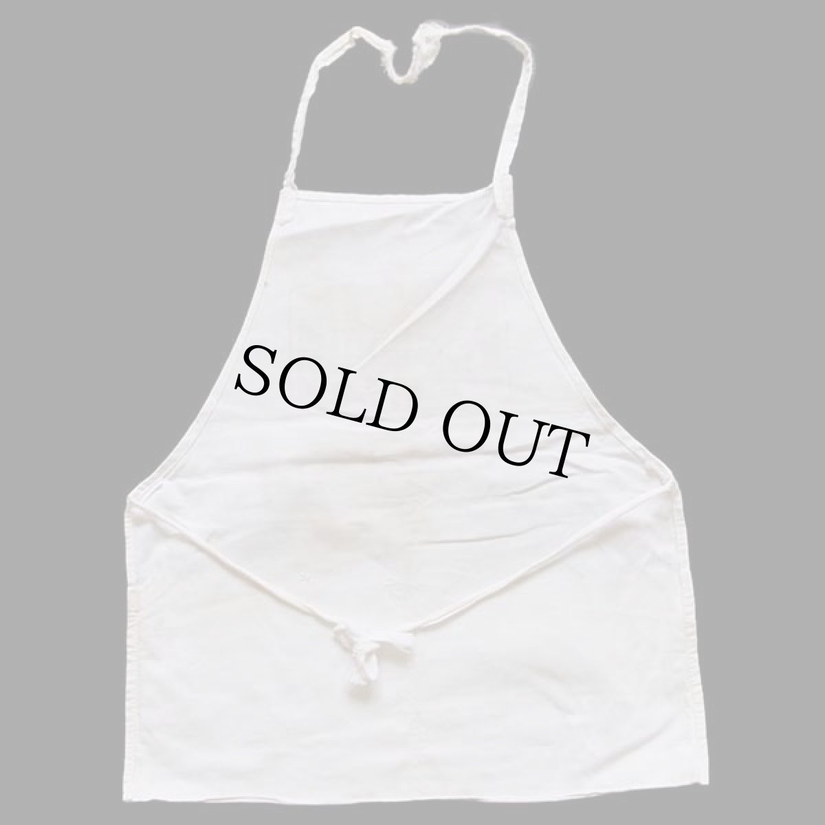 画像3: ビンテージ Schmidt BEER キャンバス ワークエプロン 白 (3)