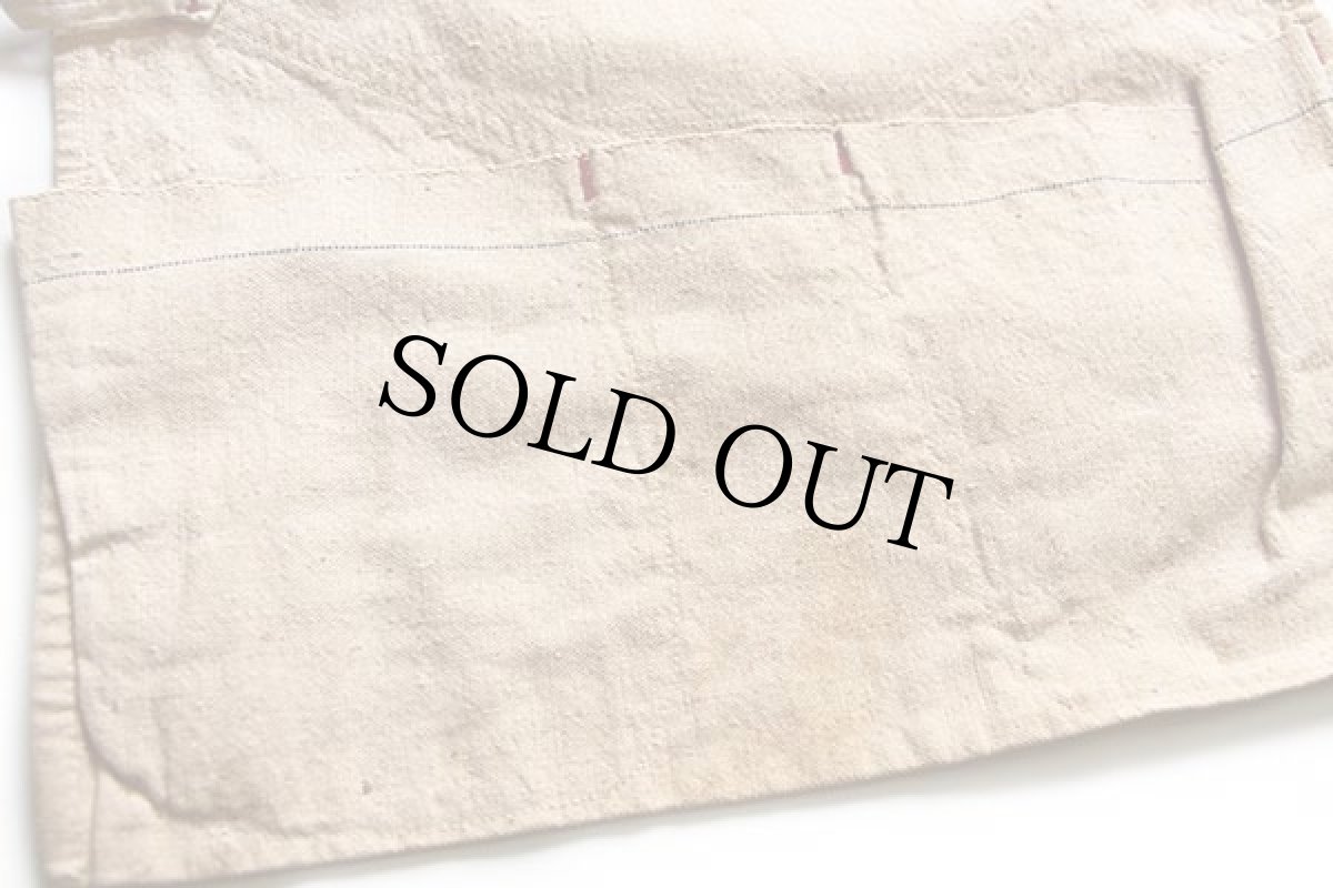 画像6: ビンテージ TRUE TEMPER キャンバス ワークエプロン 生成り (6)