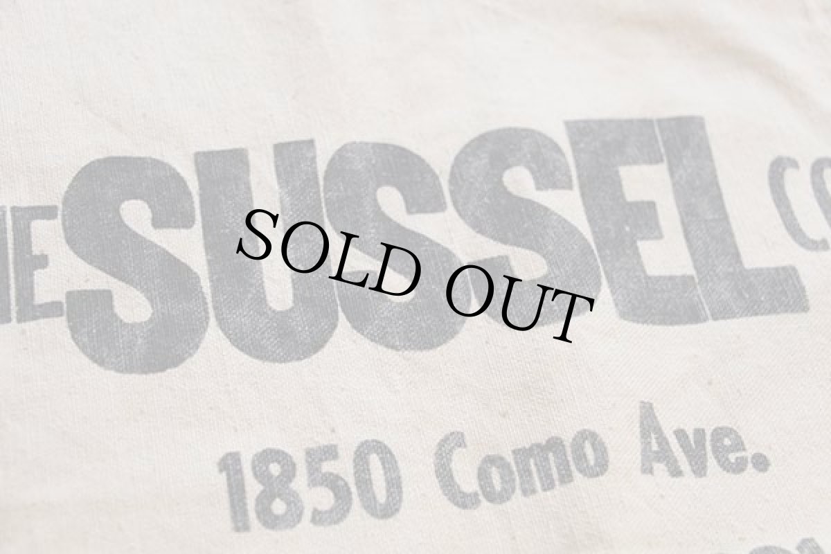 画像4: ビンテージ THE SUSSEL CO. キャンバス ワークエプロン 生成り (4)