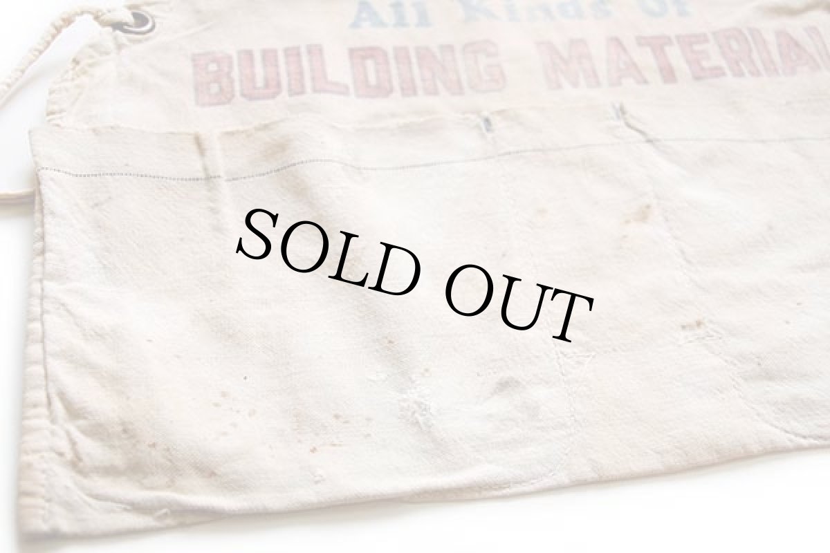 画像6: ビンテージ CENTRAL LUMBER CO. キャンバス ワークエプロン 生成り (6)