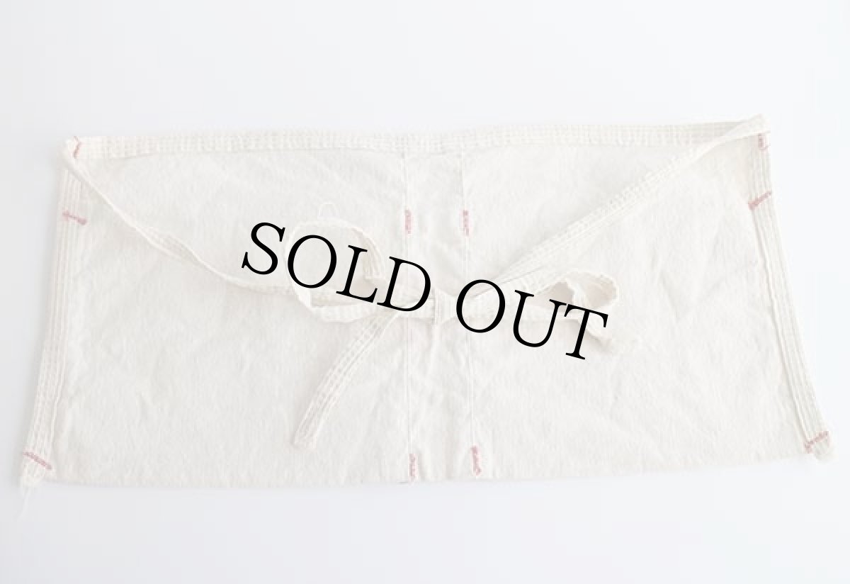 画像2: ビンテージ KNOX キャンバス ワークエプロン 生成り★前掛け (2)