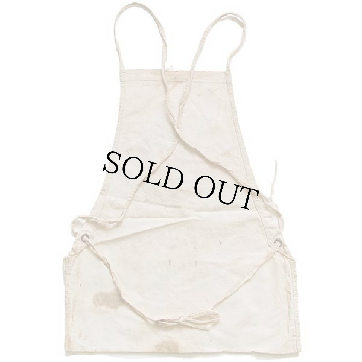 画像3: ビンテージ J.F.ANDERSON LUMBER キャンバス ワークエプロン 生成り (3)