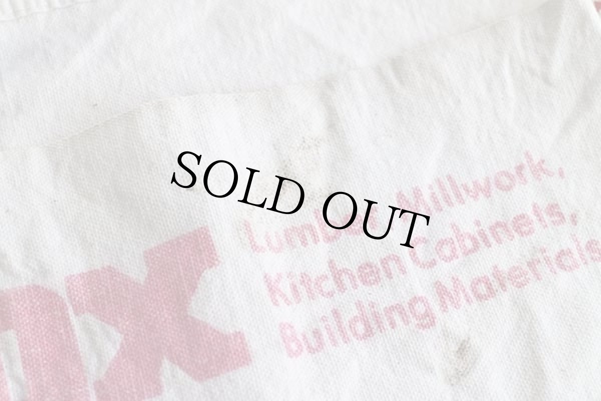 画像5: ビンテージ KNOX キャンバス ワークエプロン 生成り★前掛け (5)