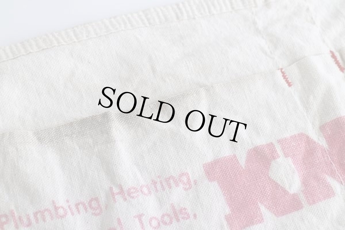 画像3: ビンテージ KNOX キャンバス ワークエプロン 生成り★前掛け (3)