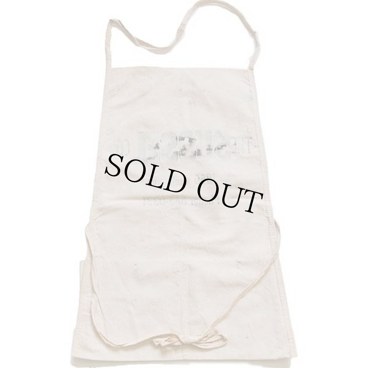 画像3: ビンテージ THE SUSSEL CO. キャンバス ワークエプロン 生成り (3)