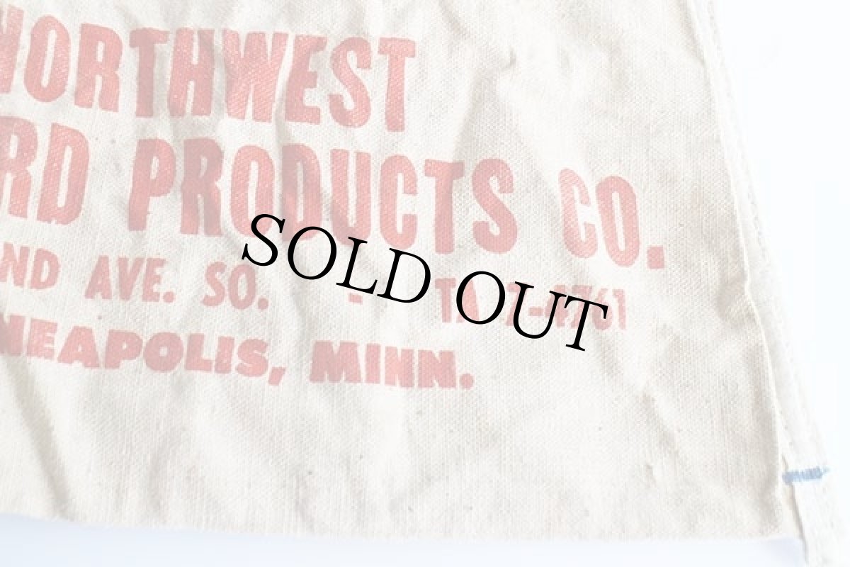 画像5: ビンテージ UNITED STATES GYPSUM キャンバス ワークエプロン 生成り★前掛け (5)