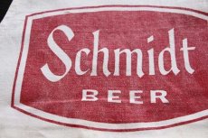 画像4: ビンテージ Schmidt BEER キャンバス ワークエプロン 白 (4)