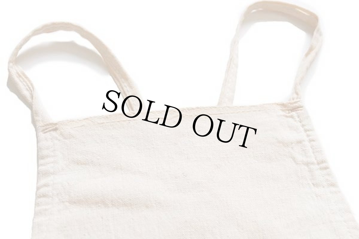 画像4: ビンテージ MIDWEST LUMBER キャンバス ワークエプロン 生成り (4)