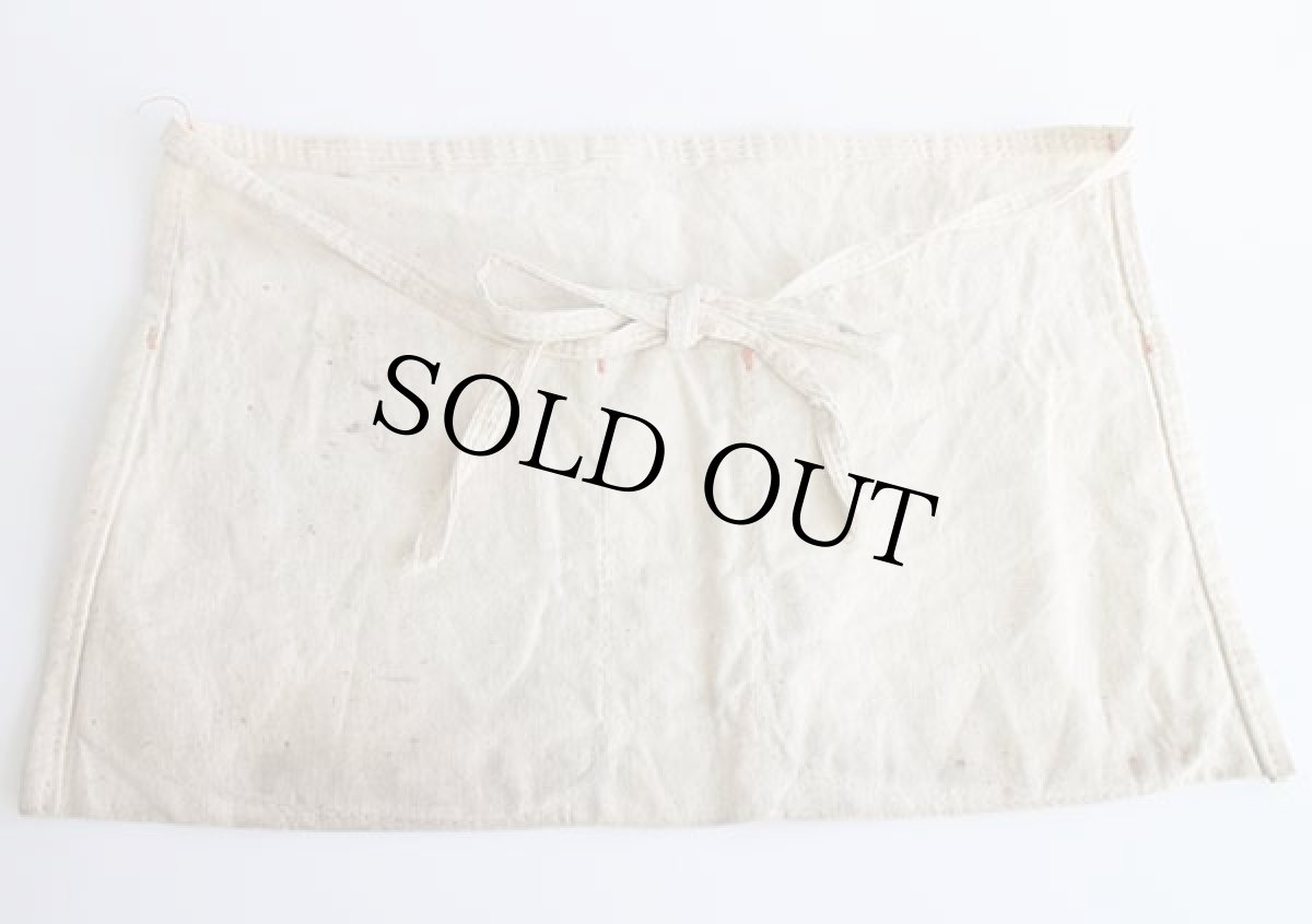 画像2: ビンテージ STANDARD LUMBER CO. キャンバス ワークエプロン 生成り★前掛け (2)